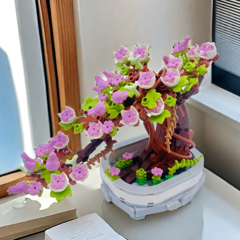 Bonsai Garden Lego - 462PCS Cherry Blossom Bonsai Building Block