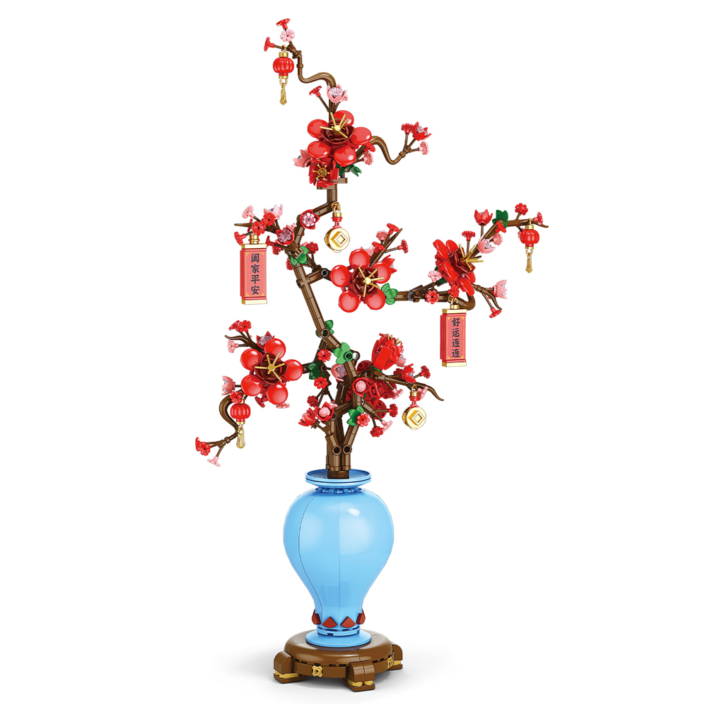 Bonsai Garden Lego - City Creativity Flower Bouquet Plum Blossom