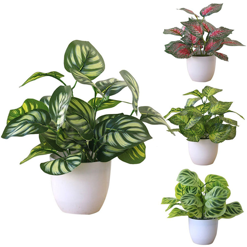 Bonsai Garden Restaurant - 1pc Artificial Bonsai Flower Foliage Plant