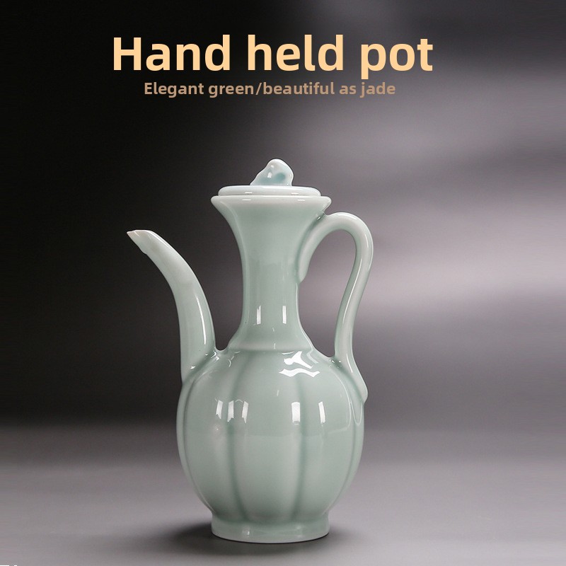 Training Pot Ceramic - Imitation Song Ceramic Handheld Ewer Pot
