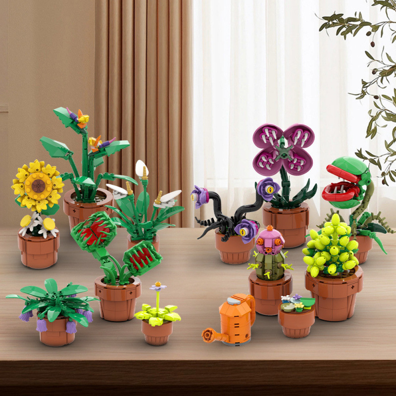 Bonsai Garden Lego - Botanical Bonsai Building Kit, DIY Plant