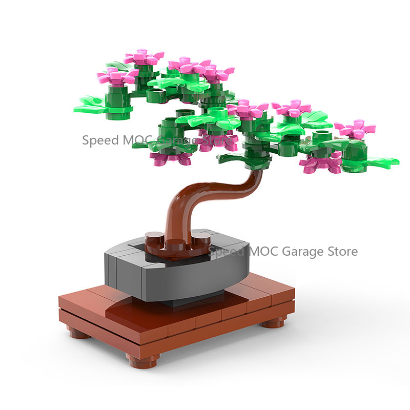 DIY Mini Bonsai Tree MOC Build - Bonsai Garden Lego ulasan dan harga