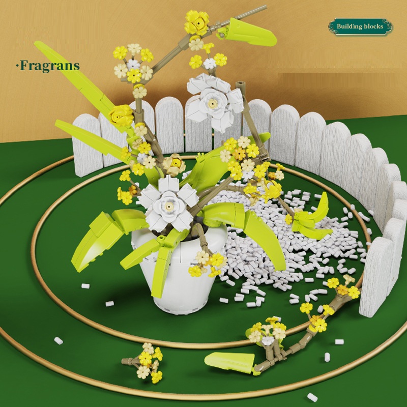 Building Block Flower Orchid S - Bonsai Garden Lego ulasan dan harga