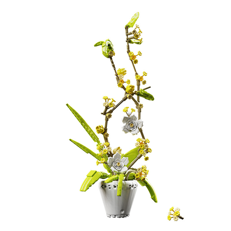 Building Block Flower Orchid S - Bonsai Garden Lego ulasan dan harga