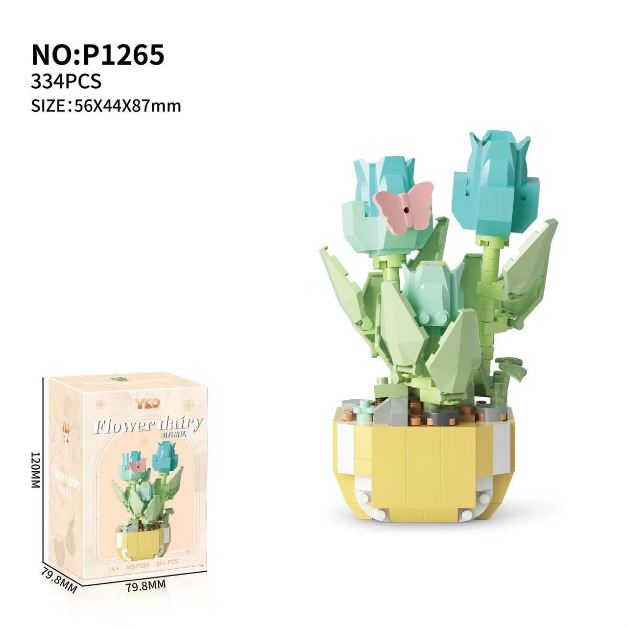 Mini Potted Flowers Building B - Bonsai Garden Lego ulasan dan harga