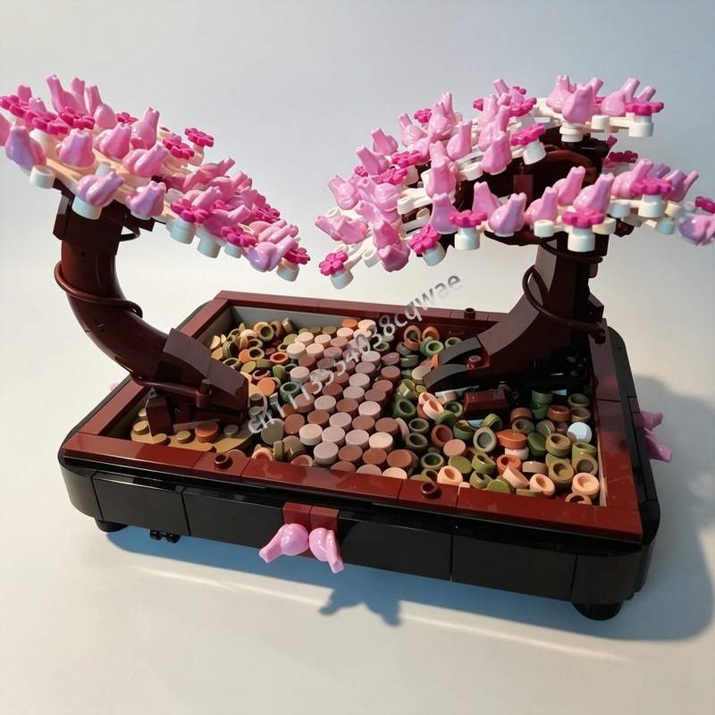 673PCS Bonsai Park Cherry Blos - Bonsai Garden Lego ulasan dan harga