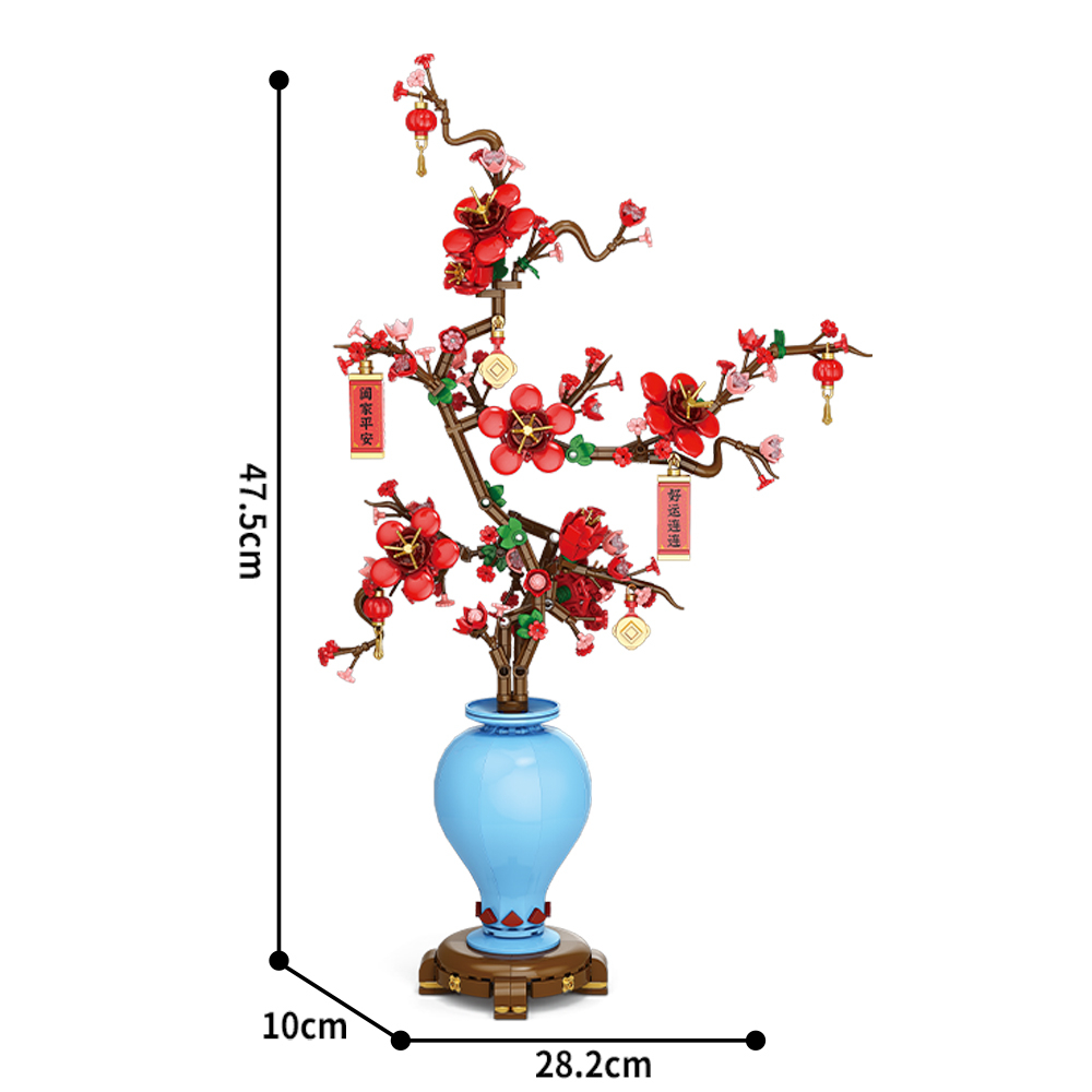 City Creativity Flower Bouquet - Bonsai Garden Lego ulasan dan harga
