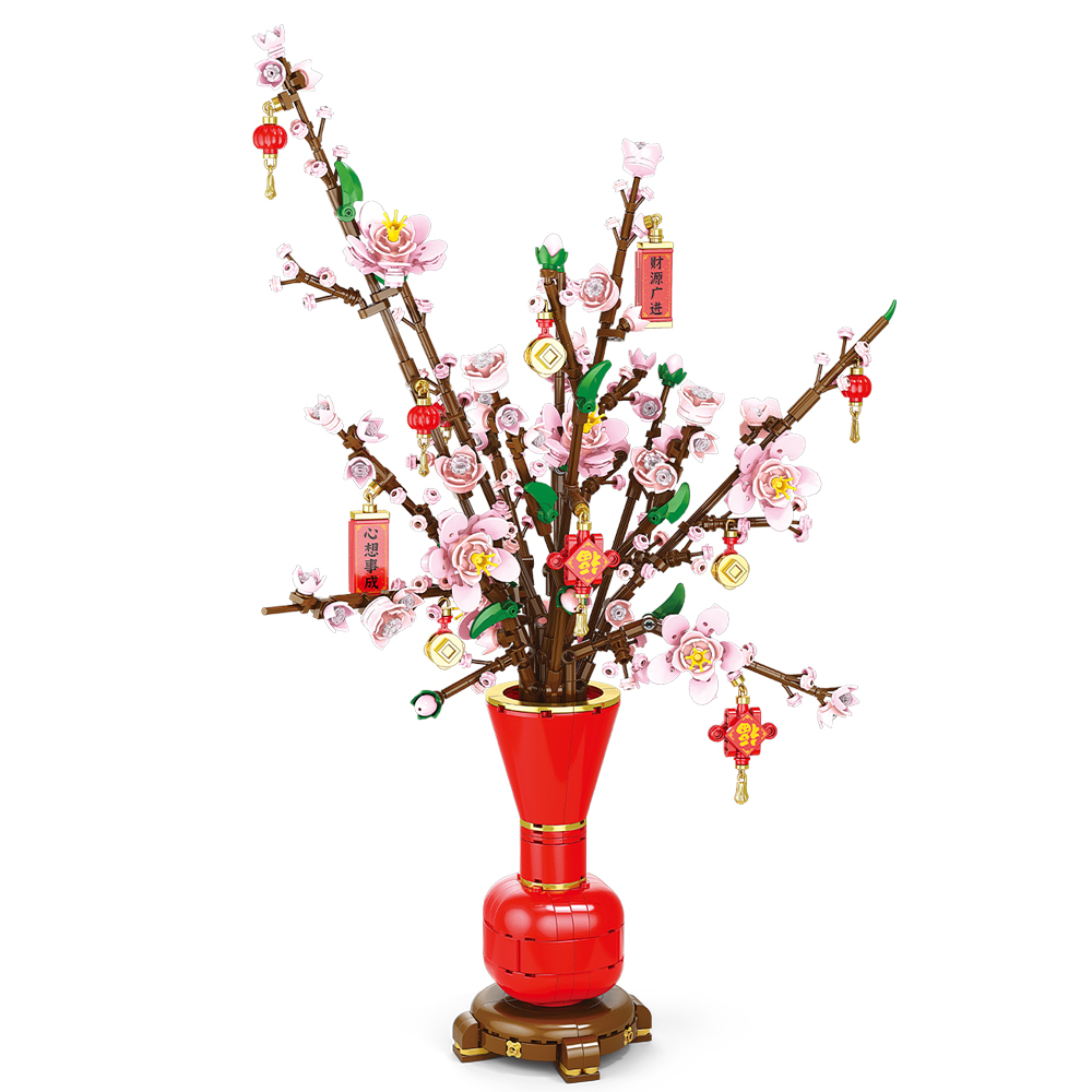 City Creativity Flower Bouquet - Bonsai Garden Lego ulasan dan harga