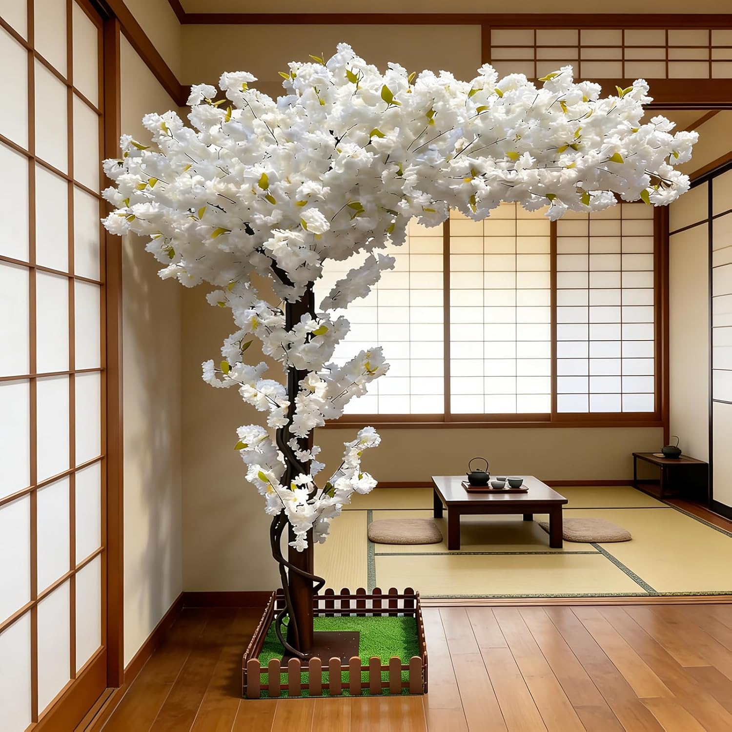 Large Artificial White Cherry  - Bonsai Garden Restaurant ulasan dan harga