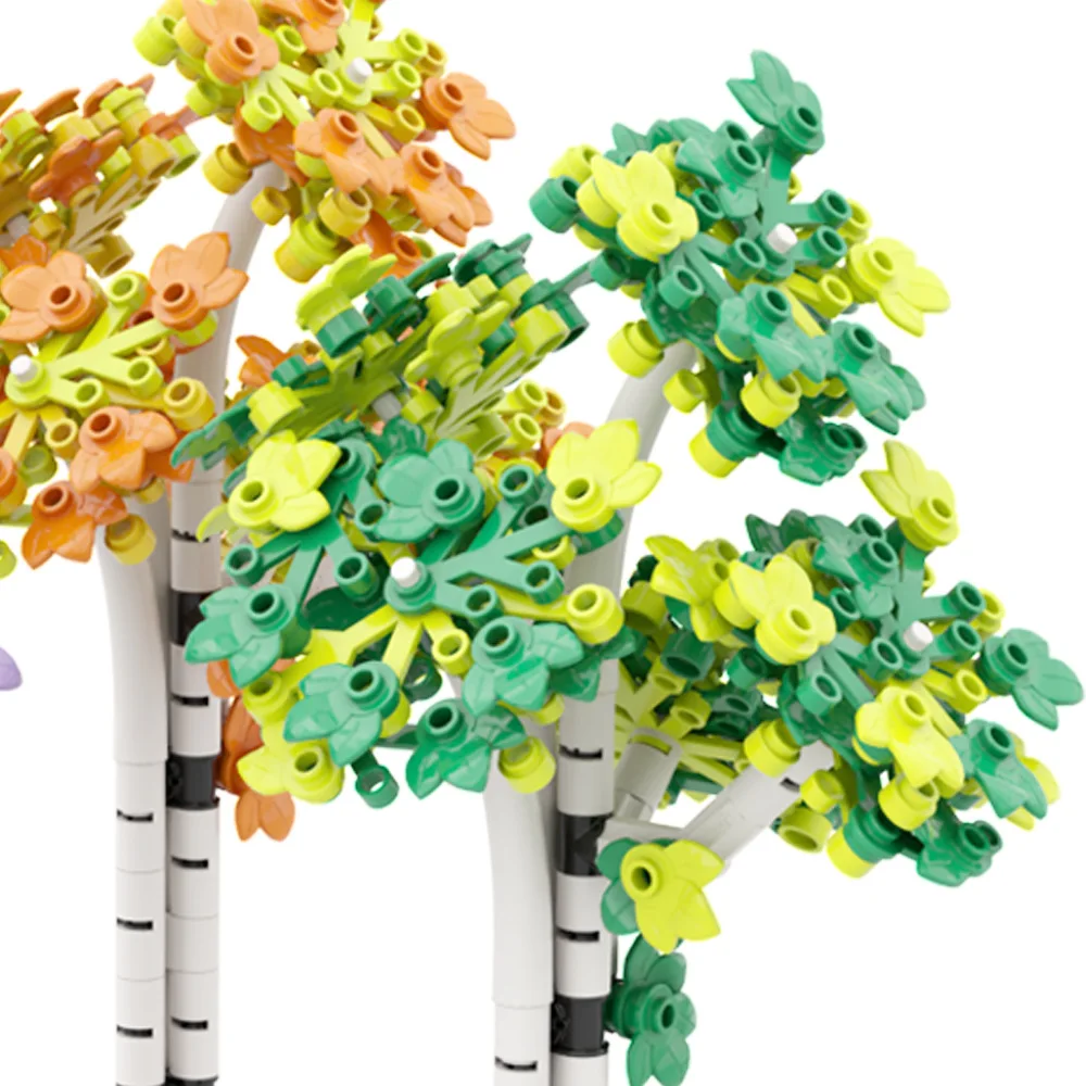 152PCS MOC Building Blocks Gar - Bonsai Garden Lego ulasan dan harga