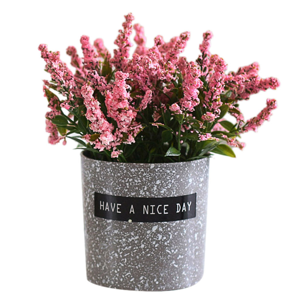 1Pcs Lifelike Lavender Simulat - Bonsai Garden Restaurant ulasan dan harga