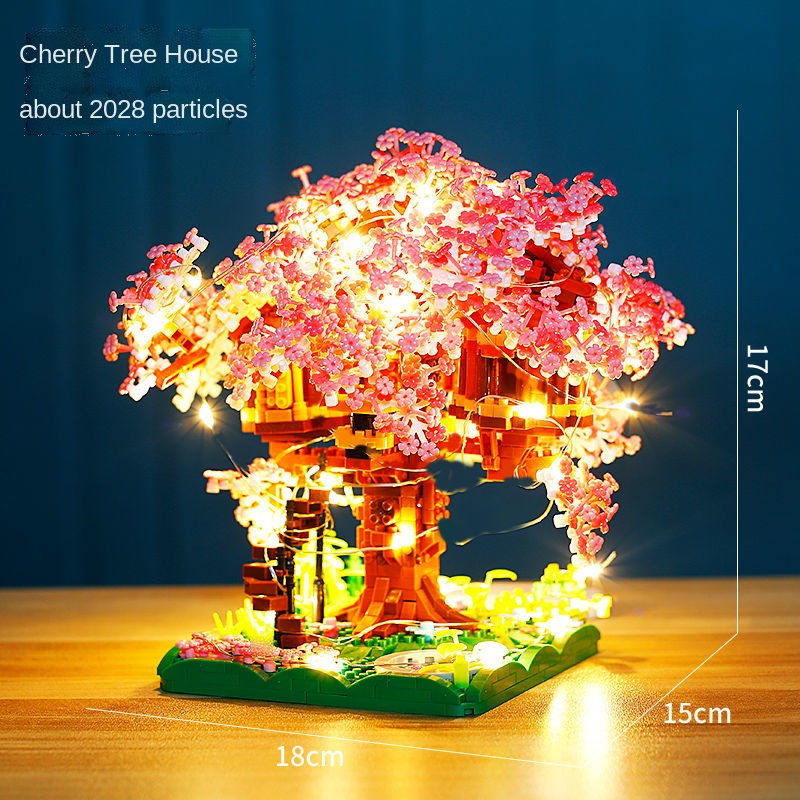 Cherry Bonsai Tree Building Bl - Bonsai Garden Lego ulasan dan harga