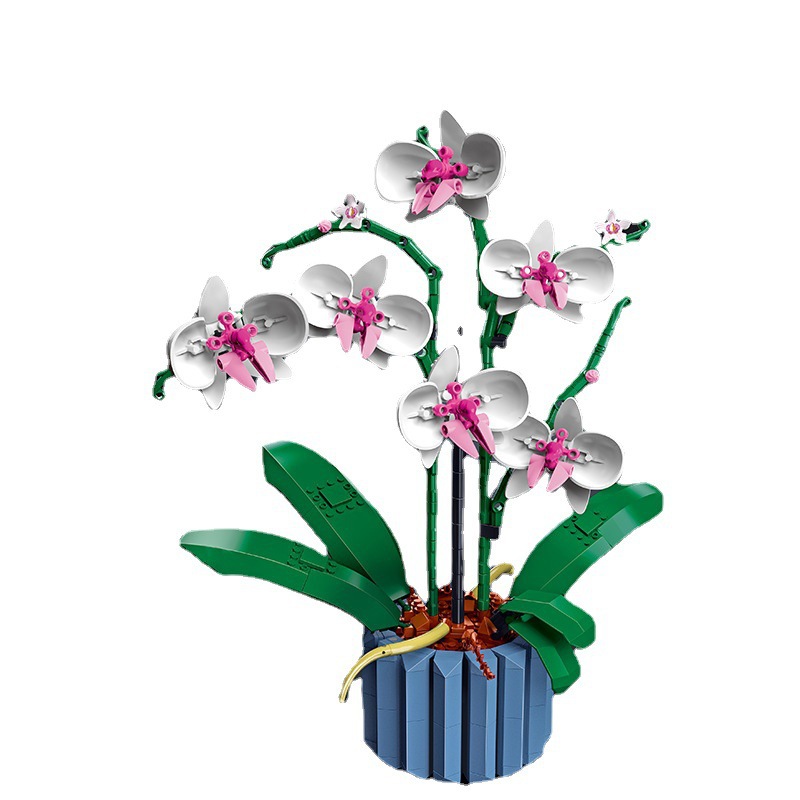 Funny Joy Orchid Flowers Bouqu - Bonsai Garden Lego ulasan dan harga