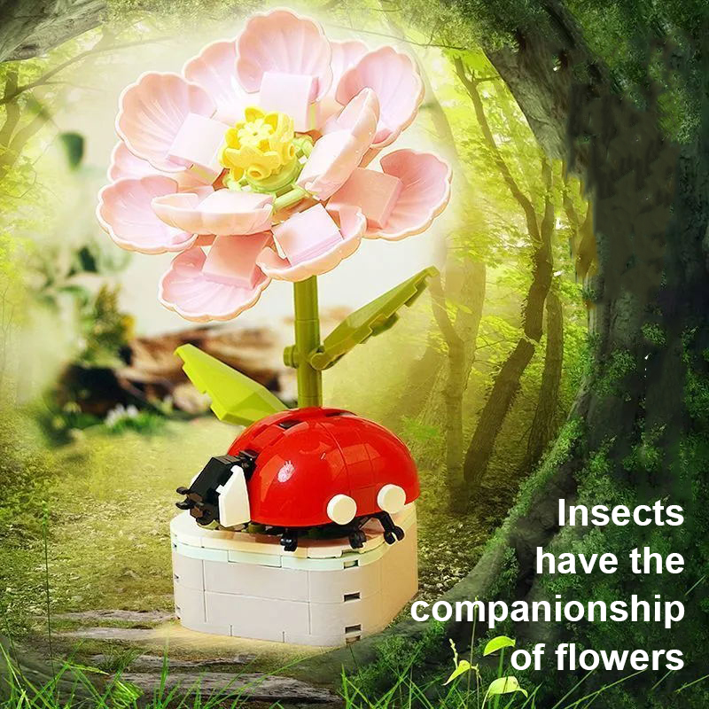 DIY Mini Butterfly Insect Pott - Bonsai Garden Lego ulasan dan harga