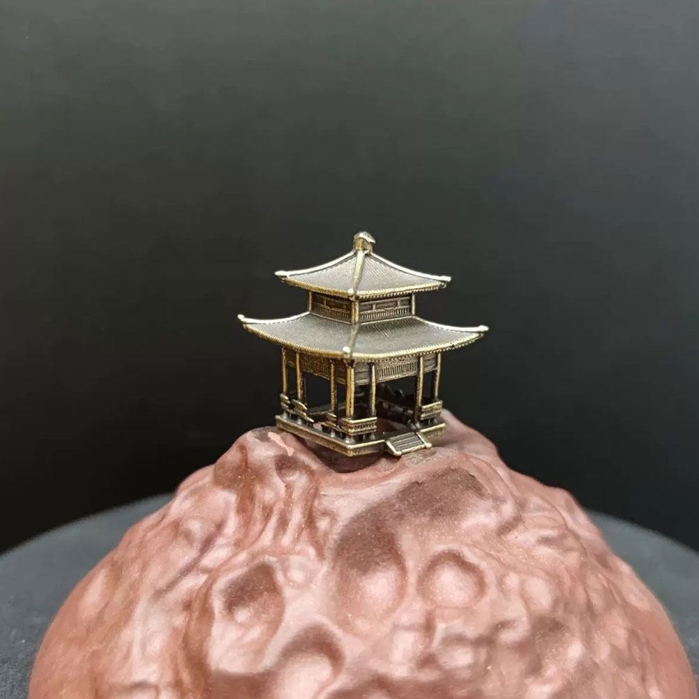 Brass Pavilion Ornament Vintag - Bonsai Garden Set Up ulasan dan harga