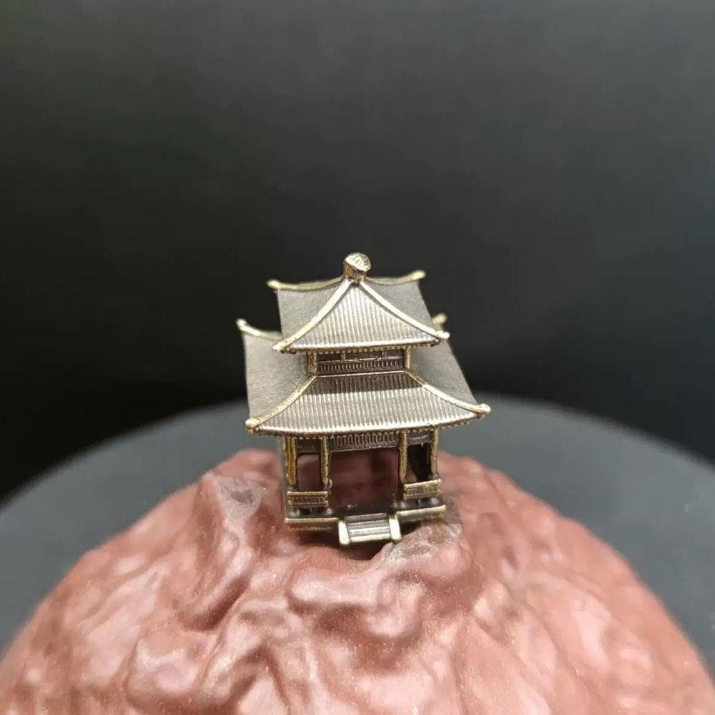 Brass Pavilion Ornament Vintag - Bonsai Garden Set Up ulasan dan harga